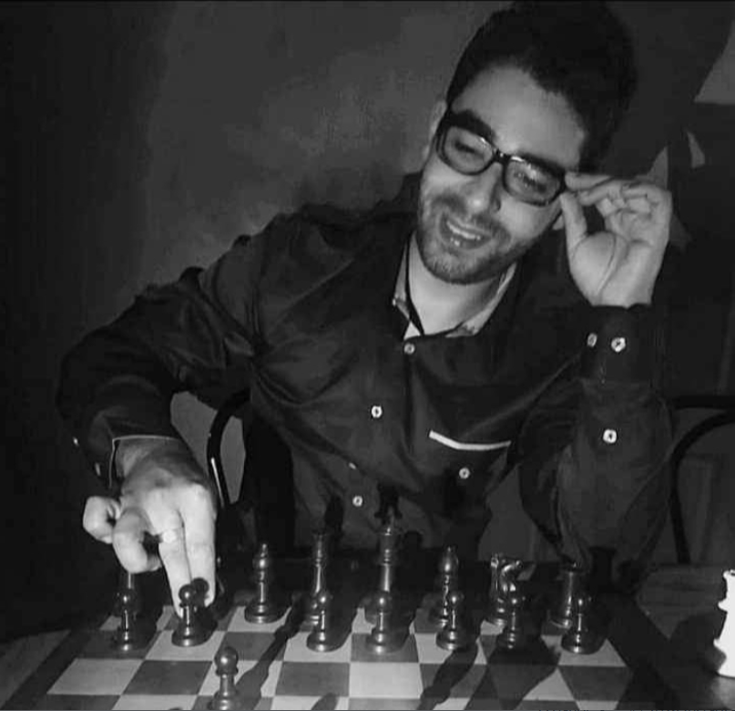 Eugenio Larraín, profesor de ajedrez del Club Ciudad Jardín